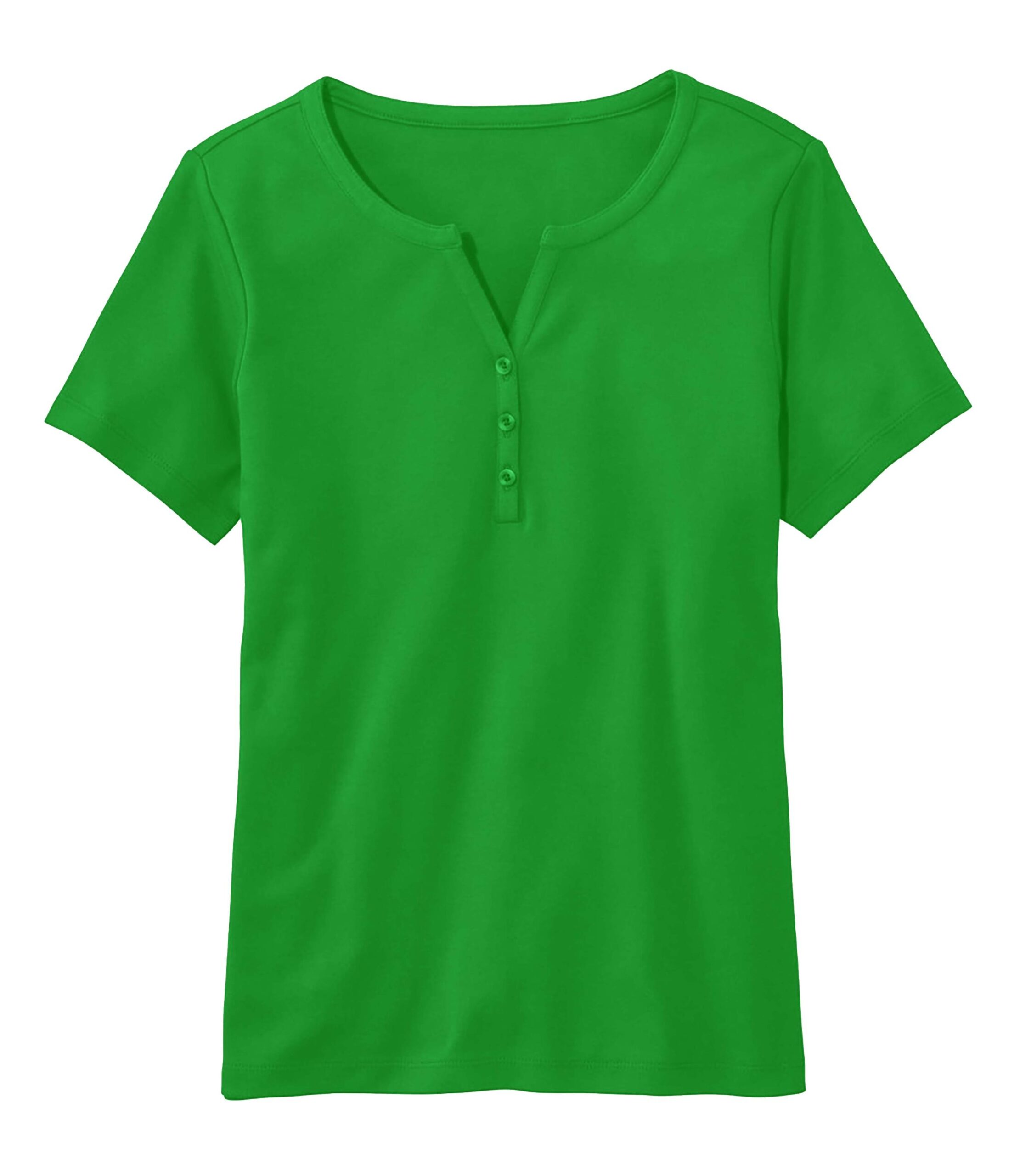 06 = Henley with model - Light Green