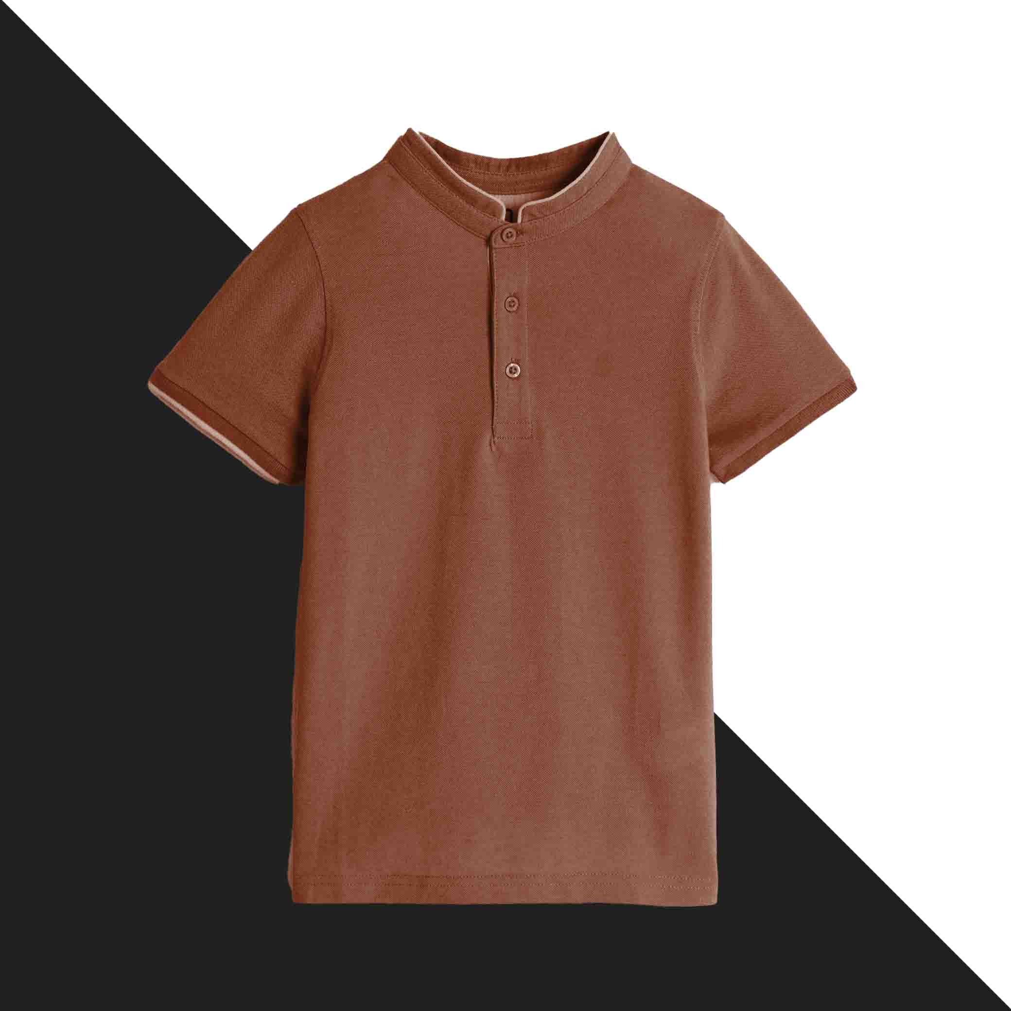 08 = Chinese Collar without Model - Brown