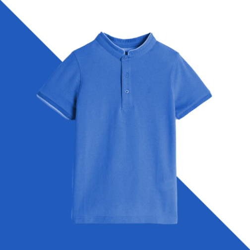 10 = Chinese Collar without Model - Royal Blue