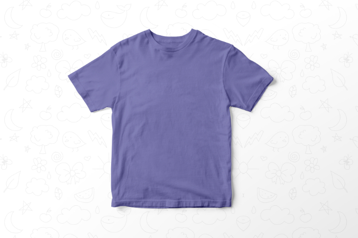 11 = Round Neck without model - Voilet