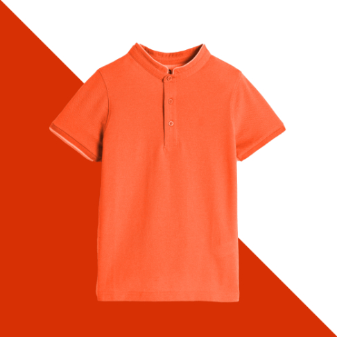 13 = Chinese Collar without Model - Orange