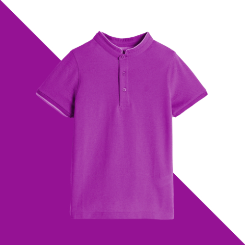 18 = Chinese Collar without Model - Purple