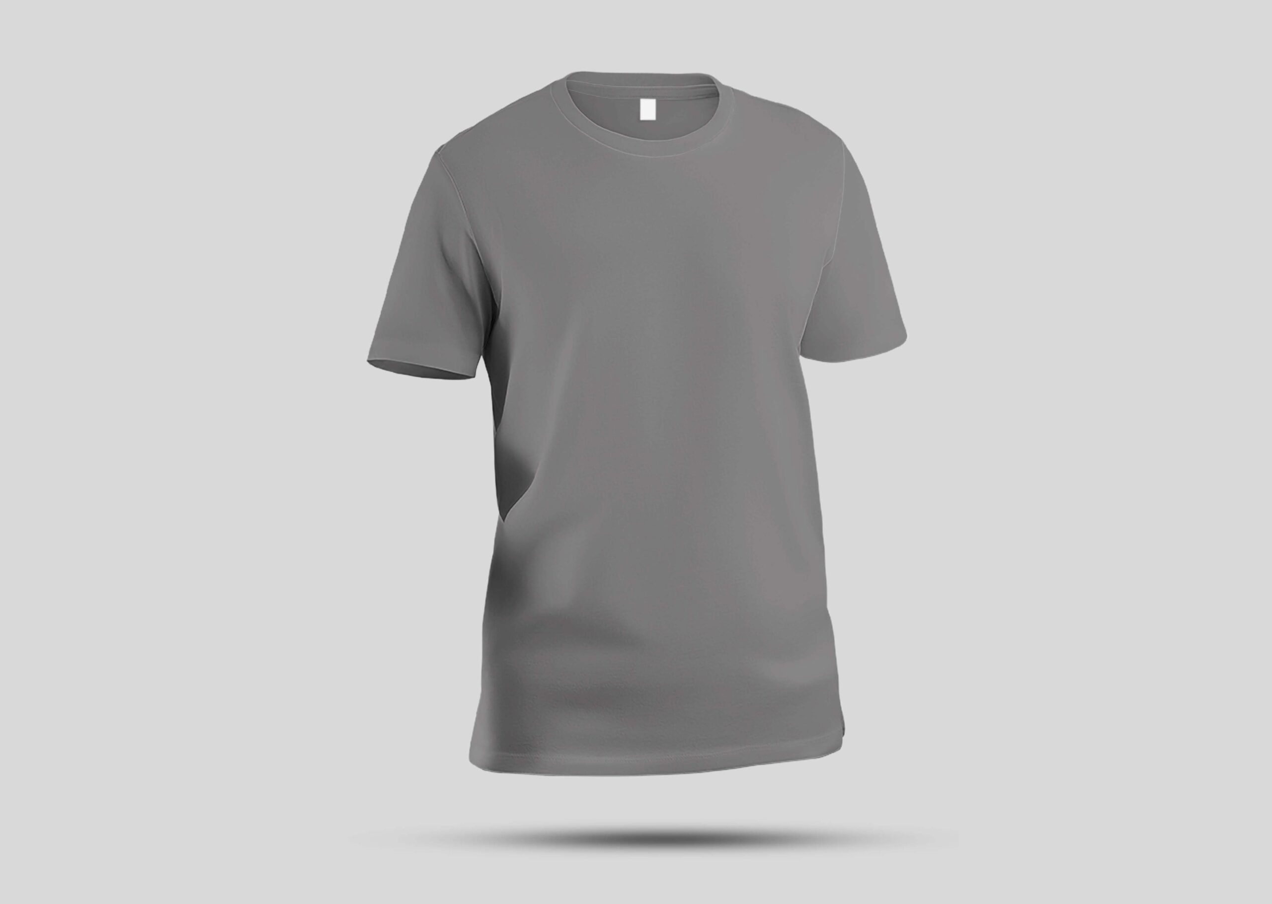 ROUND T SHIRT GREY_