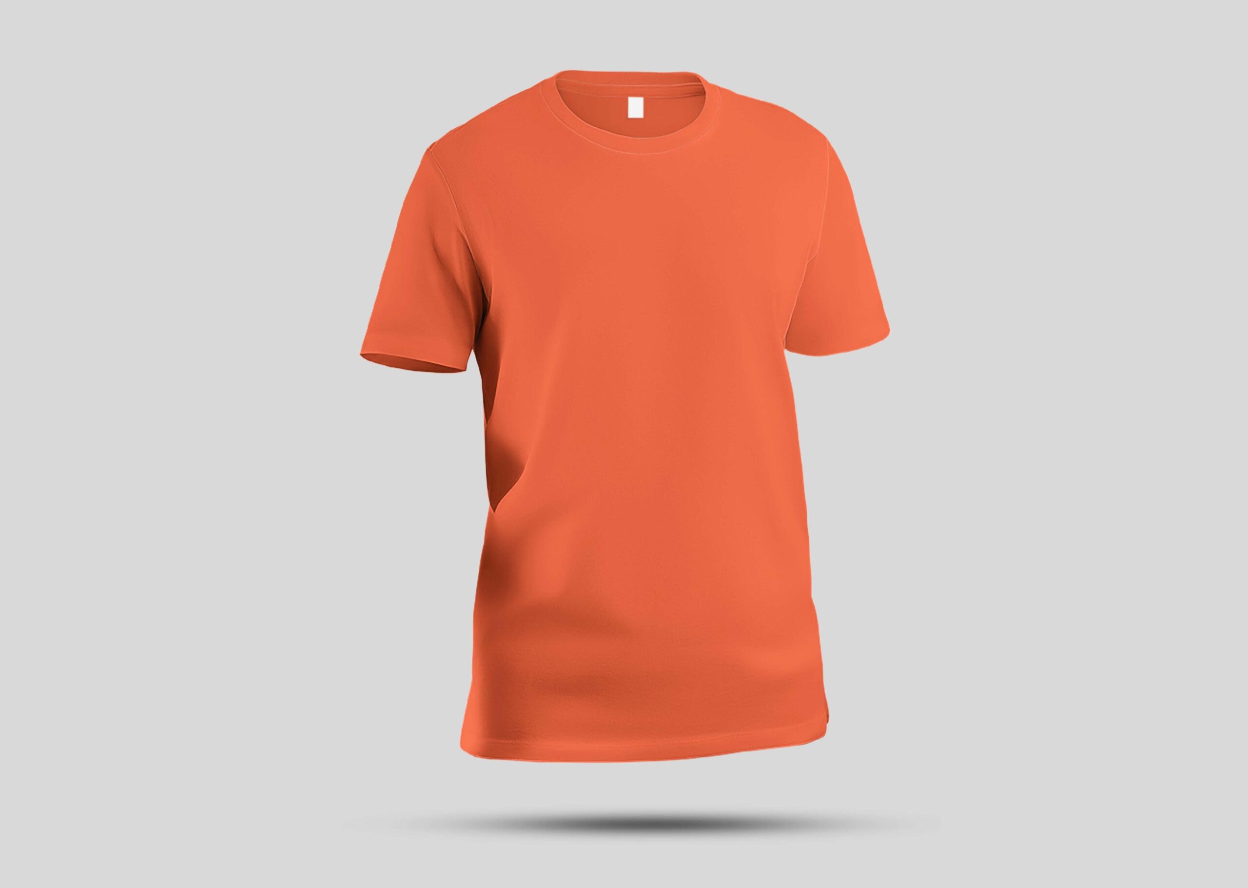ROUND T SHIRT ORANGE_