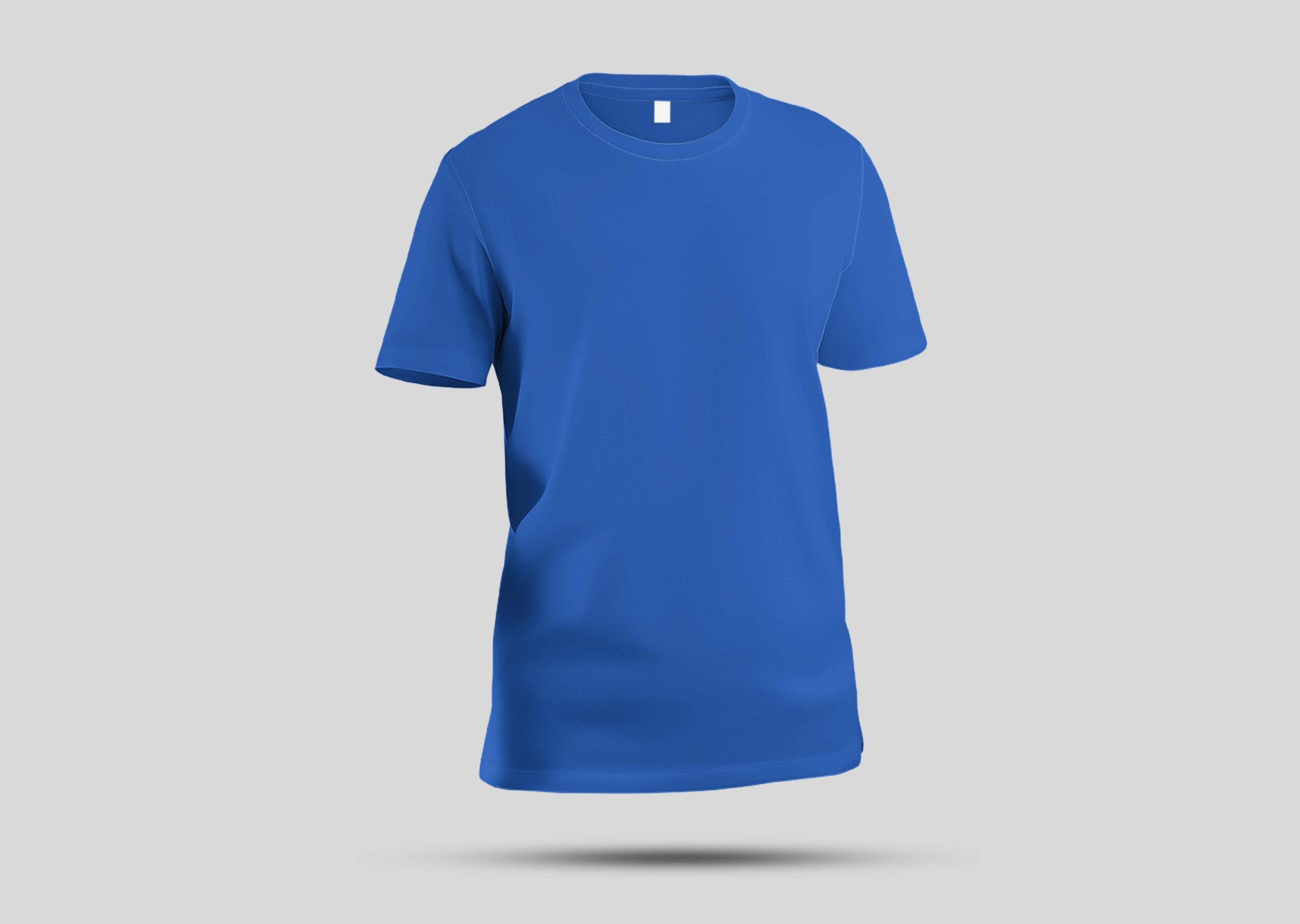 Round T shirt ROYAL BLUE