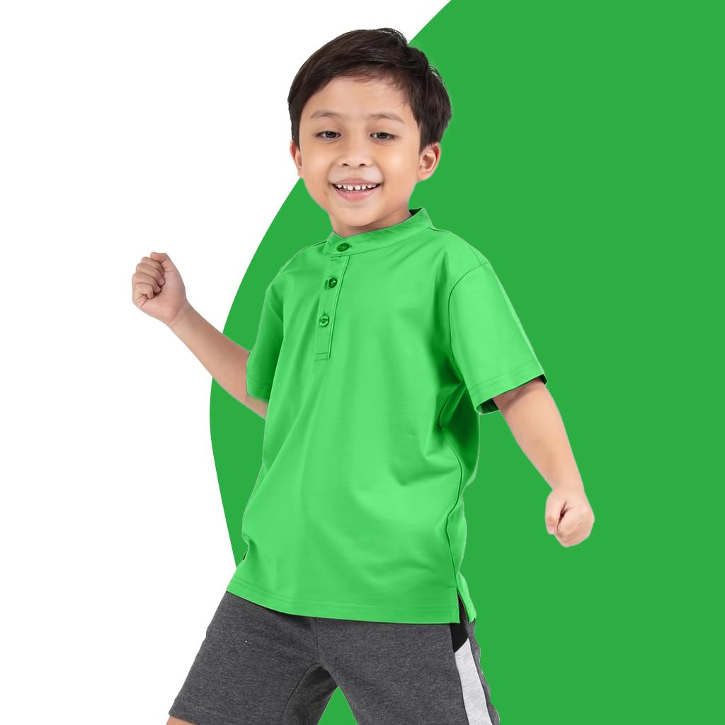 06 = Chinese Collar with Model - Light Green