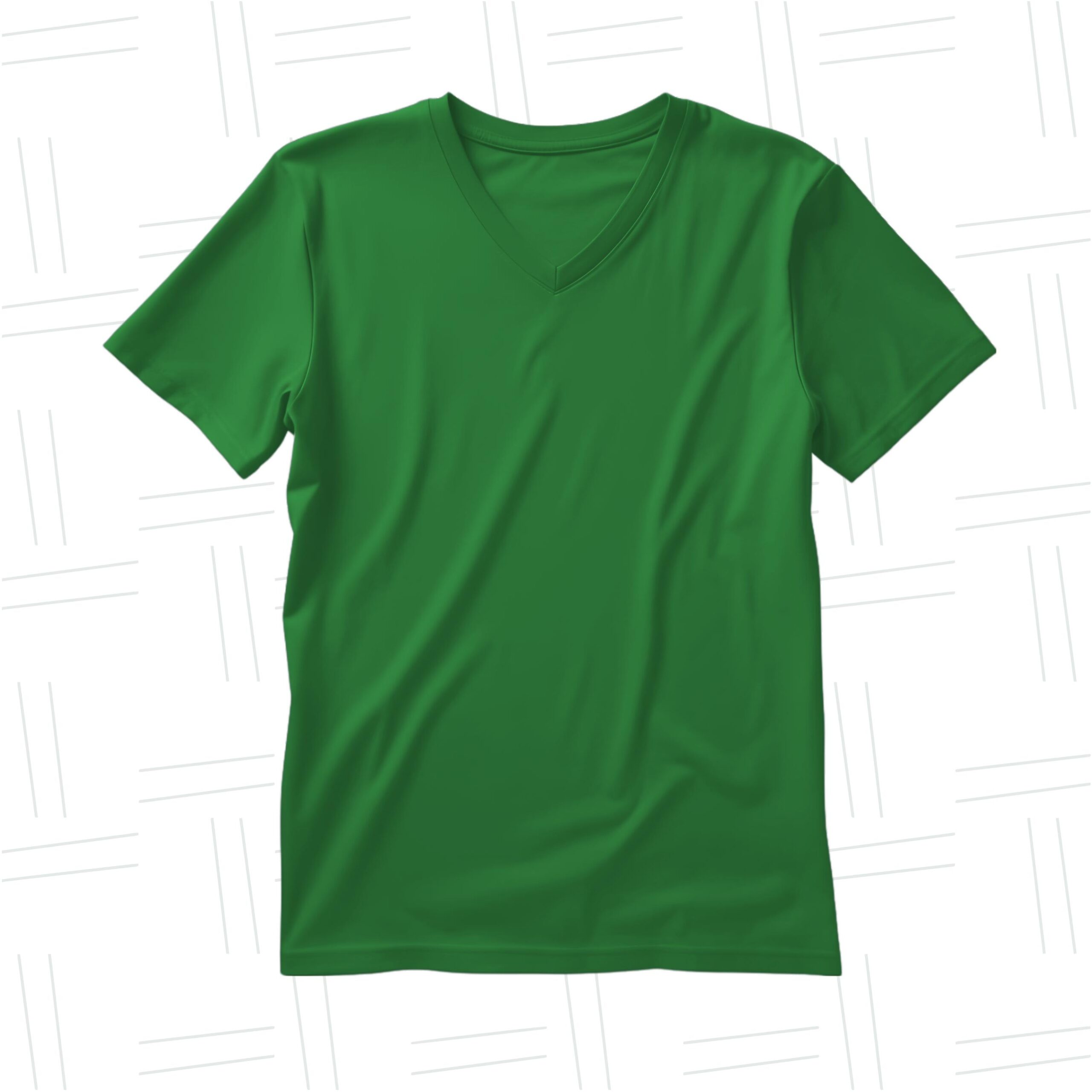 06 - V Neck Kids without Model - Light Green