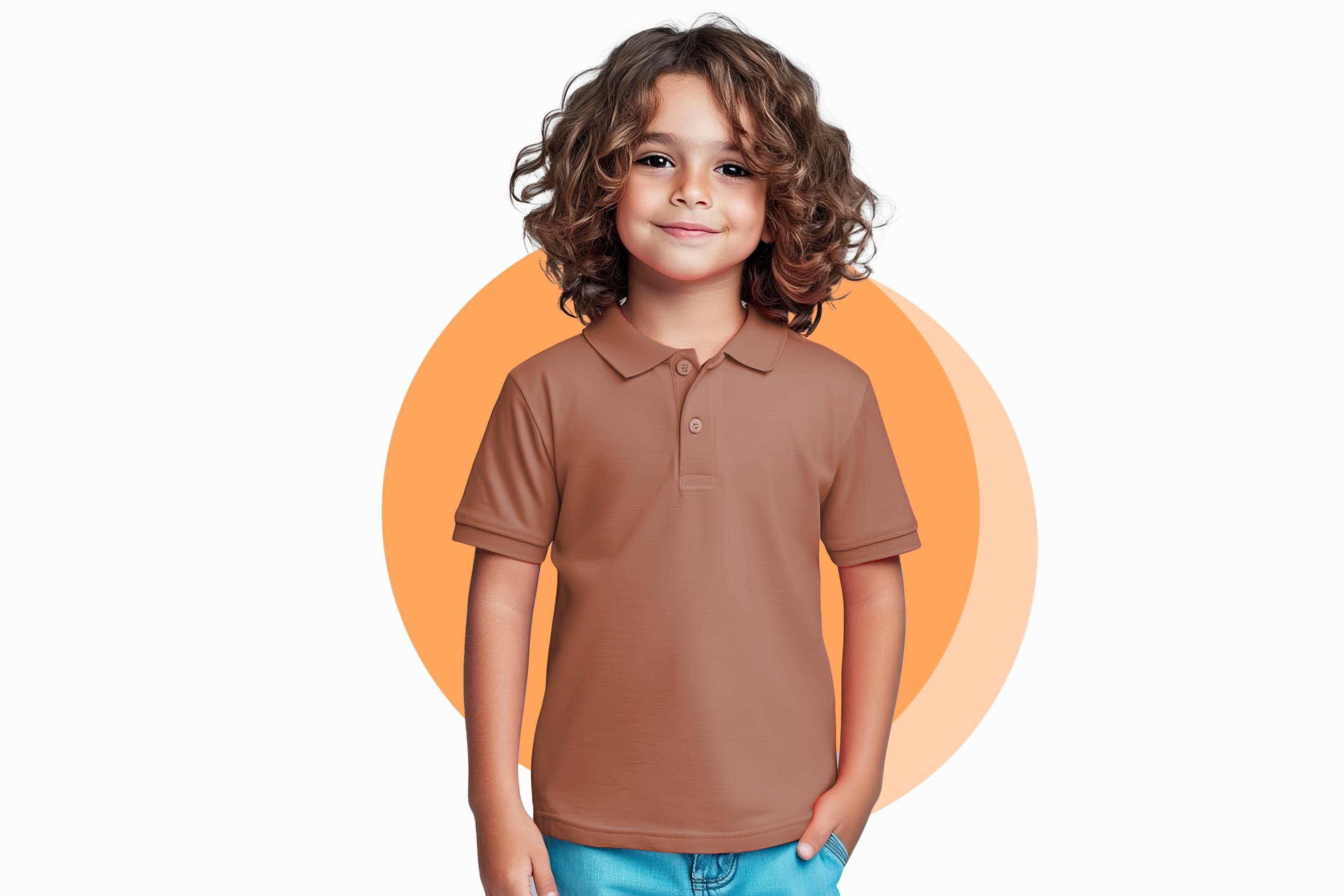 08 = Polo with Model - Brown