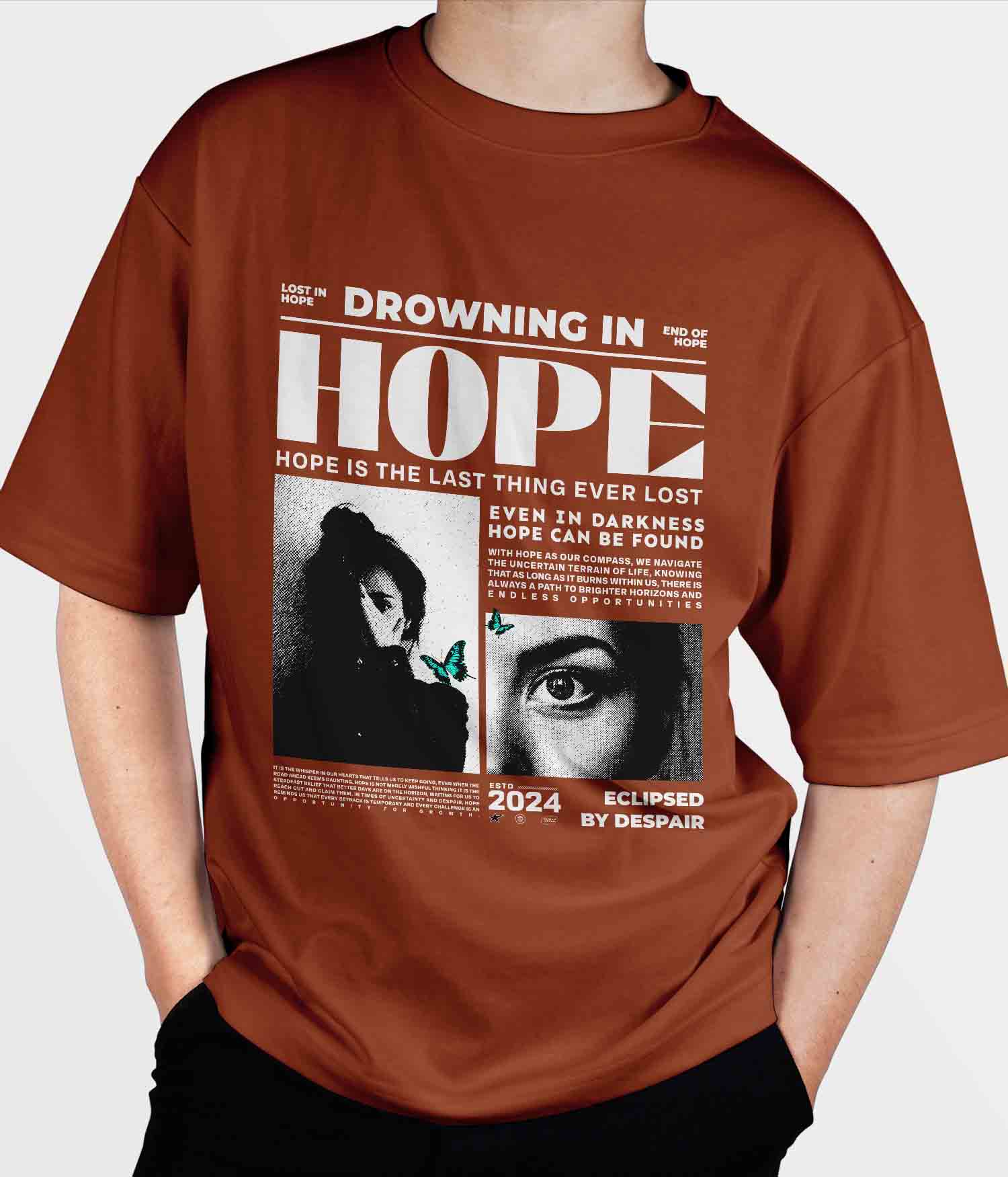 10 - Oversized with Front- Brown