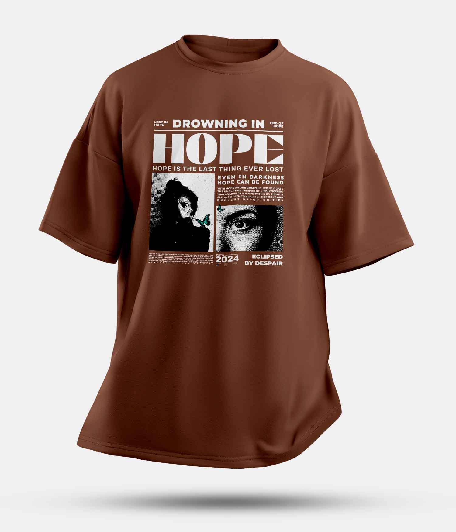 10 - Oversized without - Brown