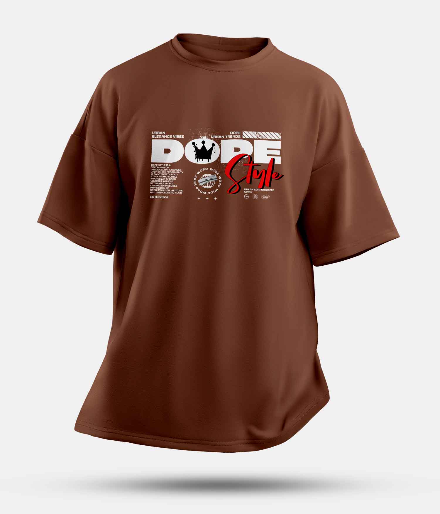 10 - Oversized without - Brown