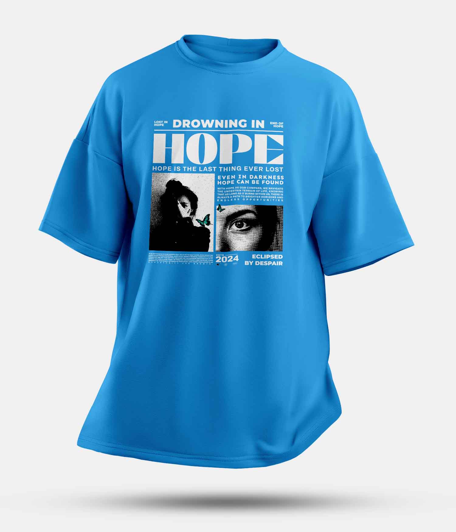 11 - Oversized without - Sky Blue
