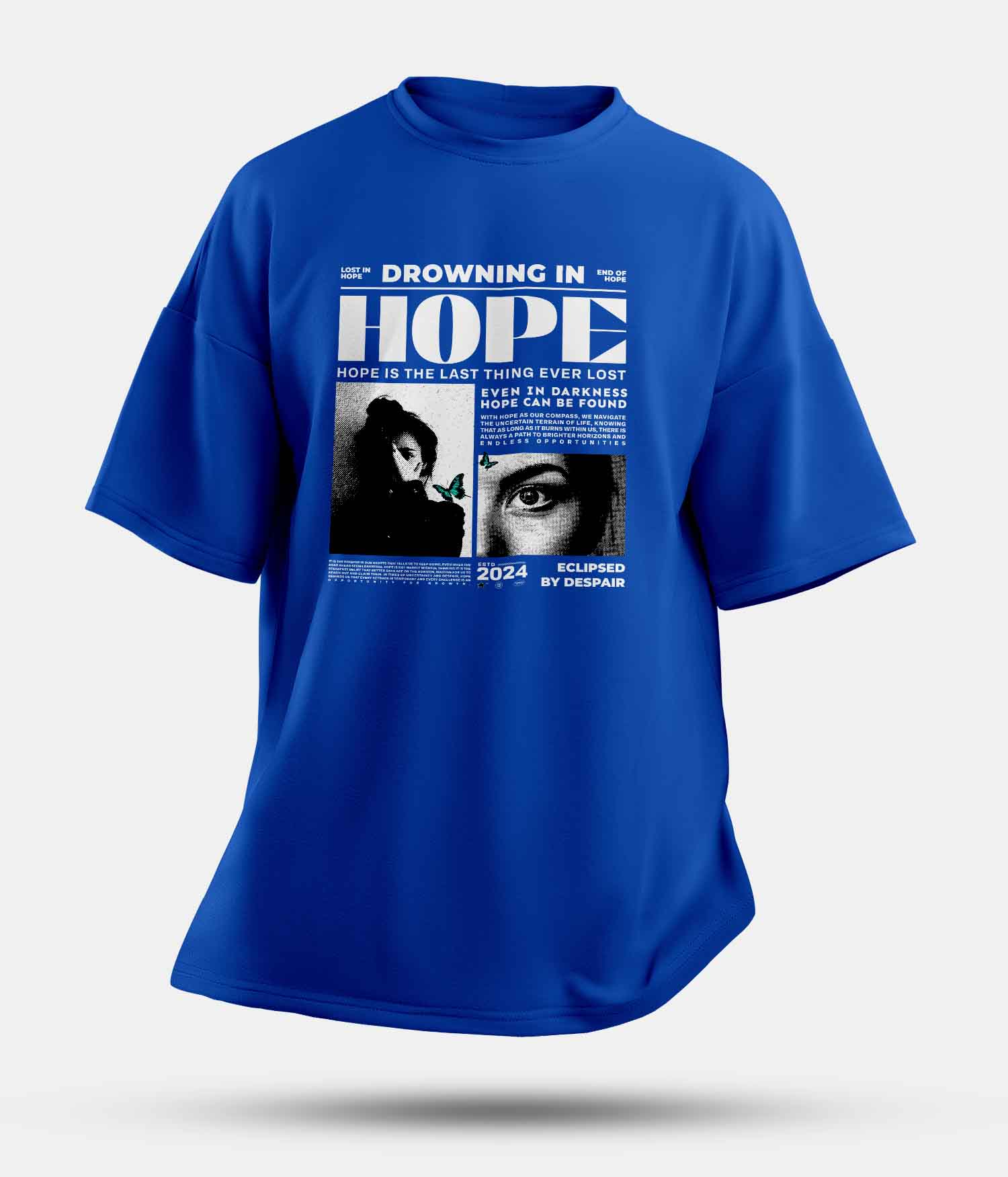 12 - Oversized without - Royal Blue