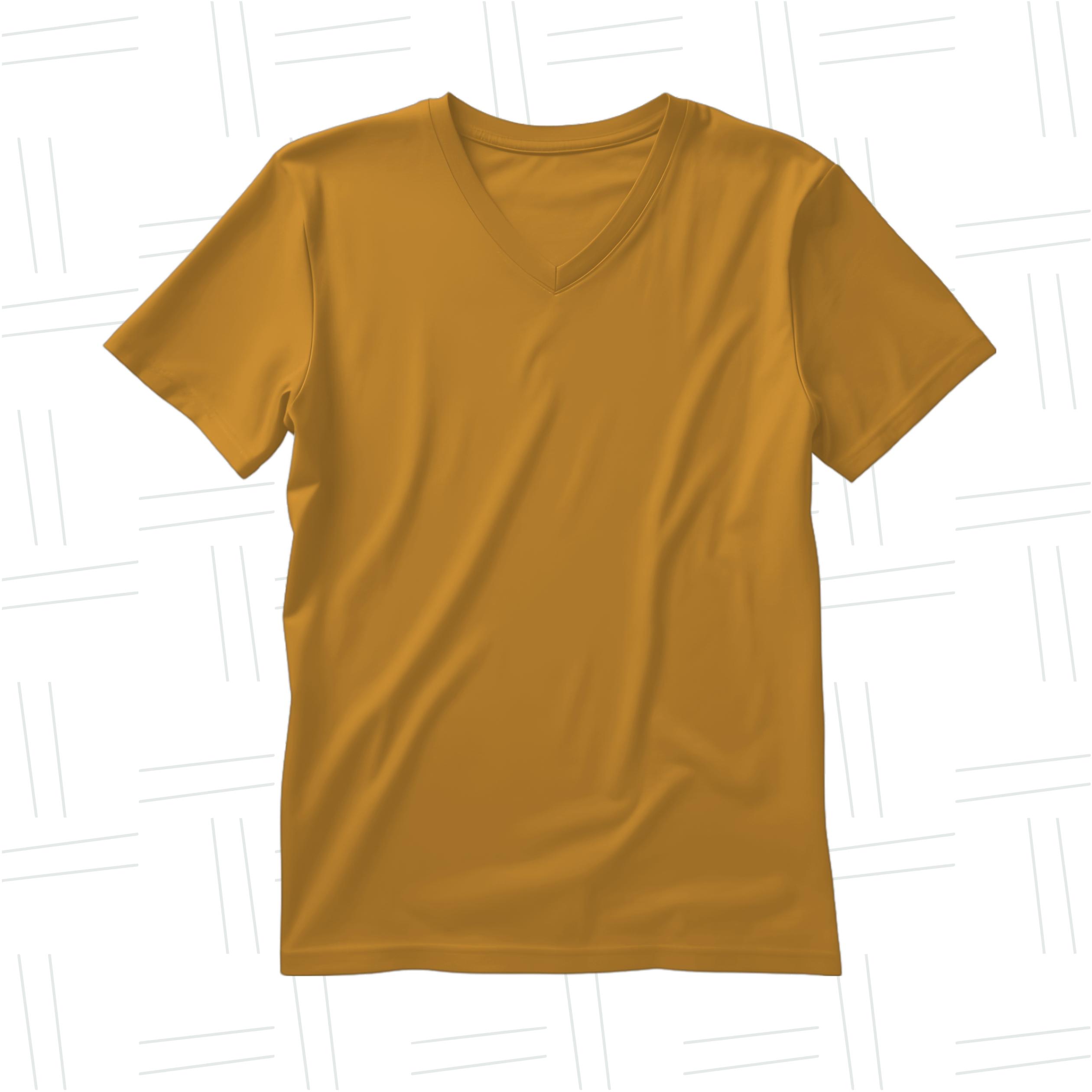 14 - V Neck Kids without Model - Gold