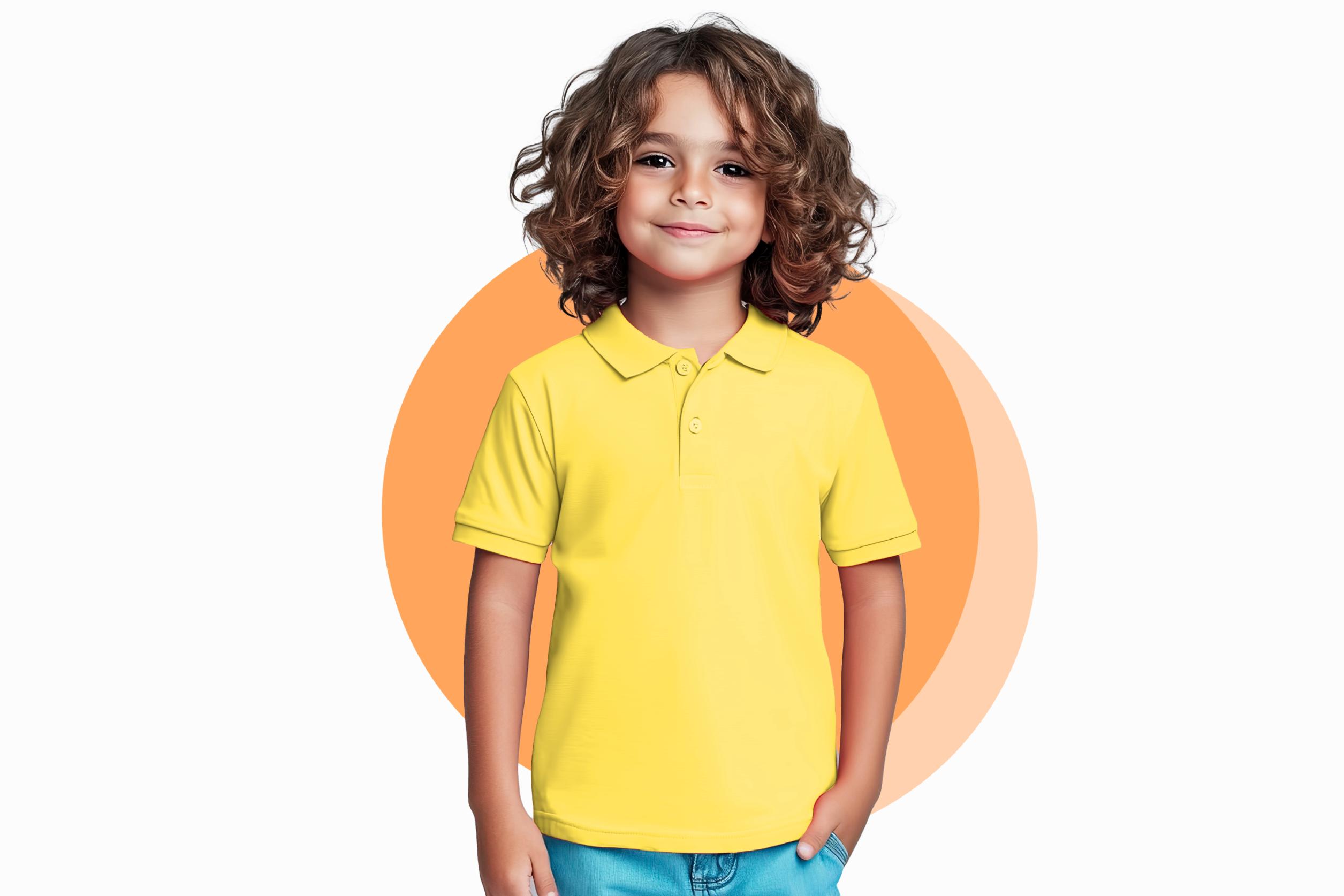 16 = Polo with Model - Yellow