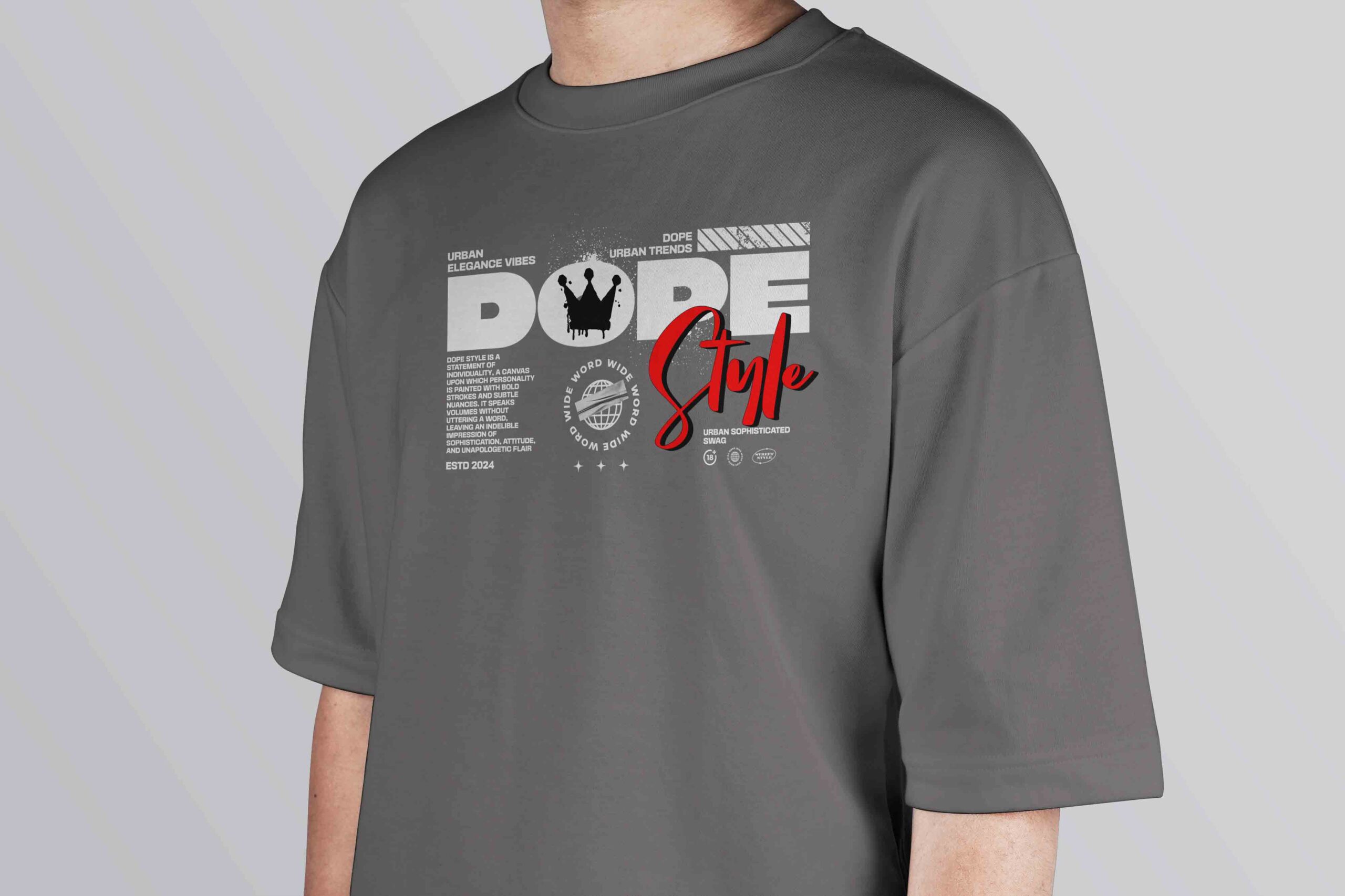 17 - Oversized with - Gray