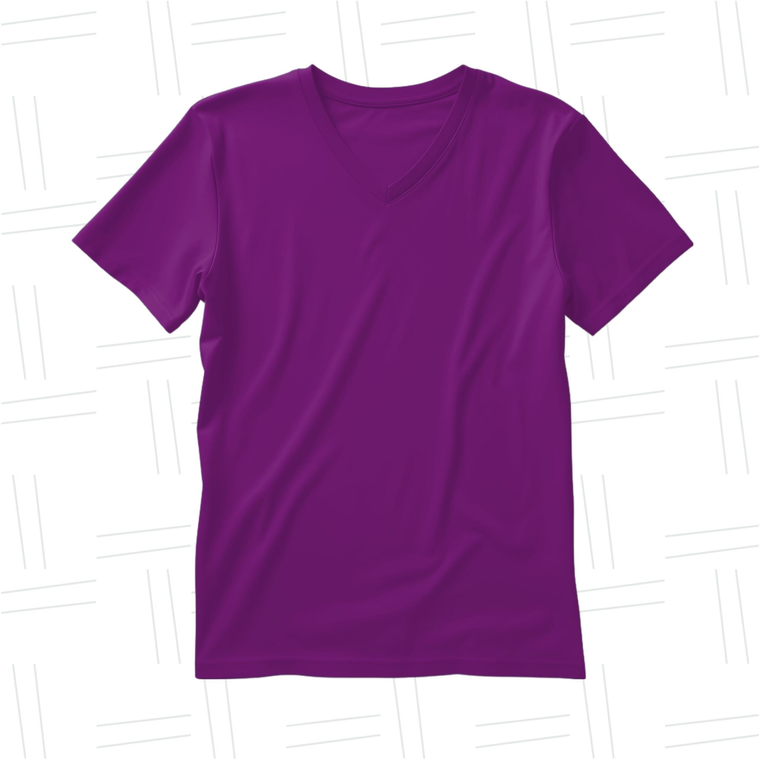 18 - V Neck Kids without Model - Purple