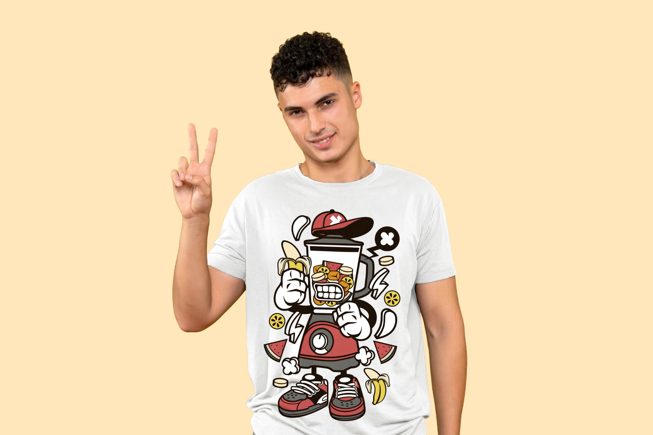 01 - Angry Mixer -with model - White