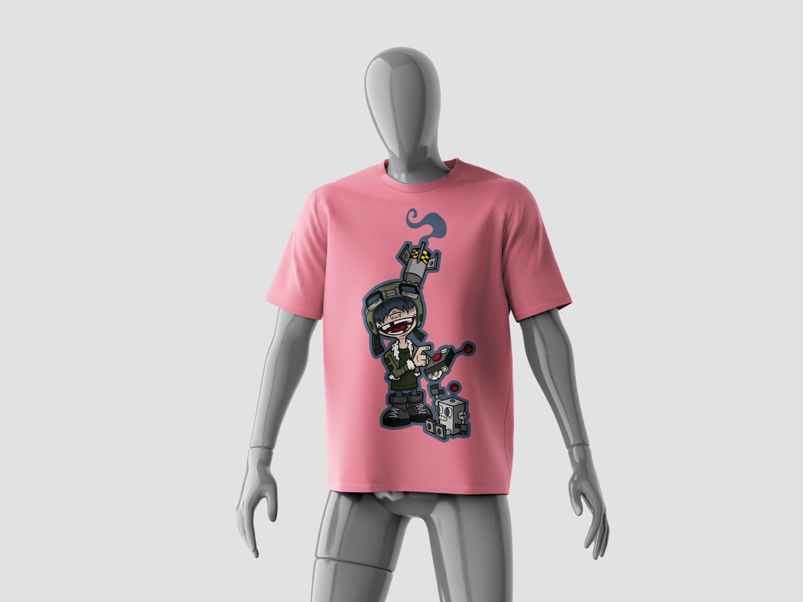 04 - funky 001 - with model - PINK