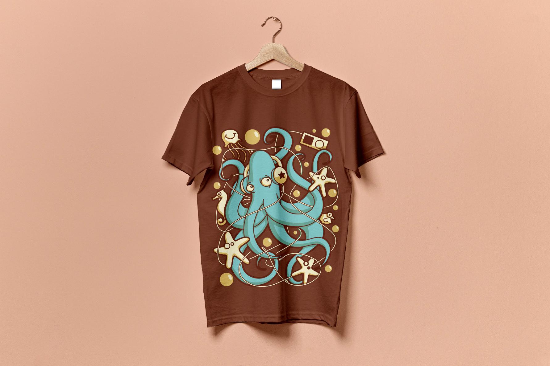 10 - Music Octopus - without model - Brown