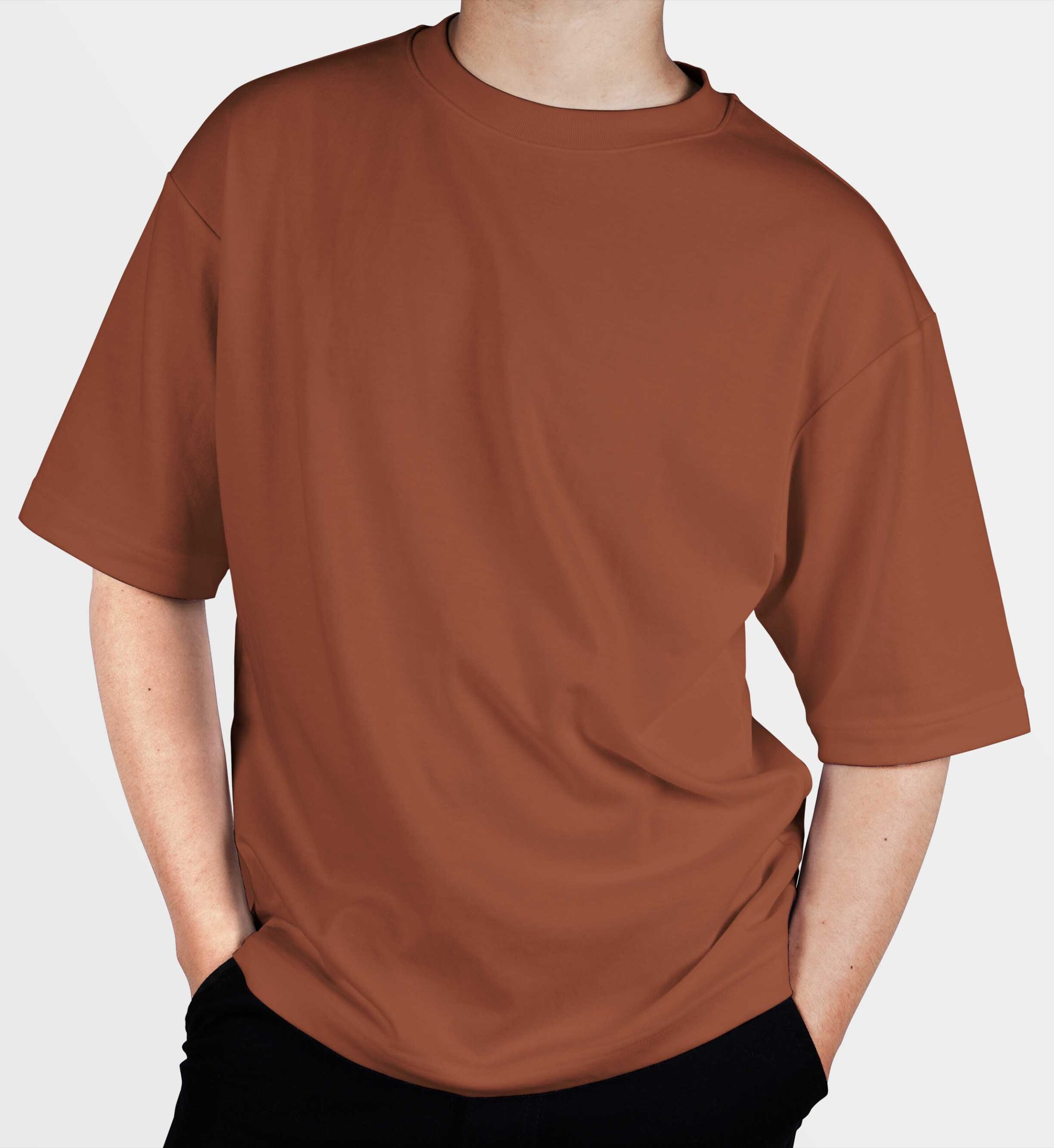 10 - Oversized with Front - Brown