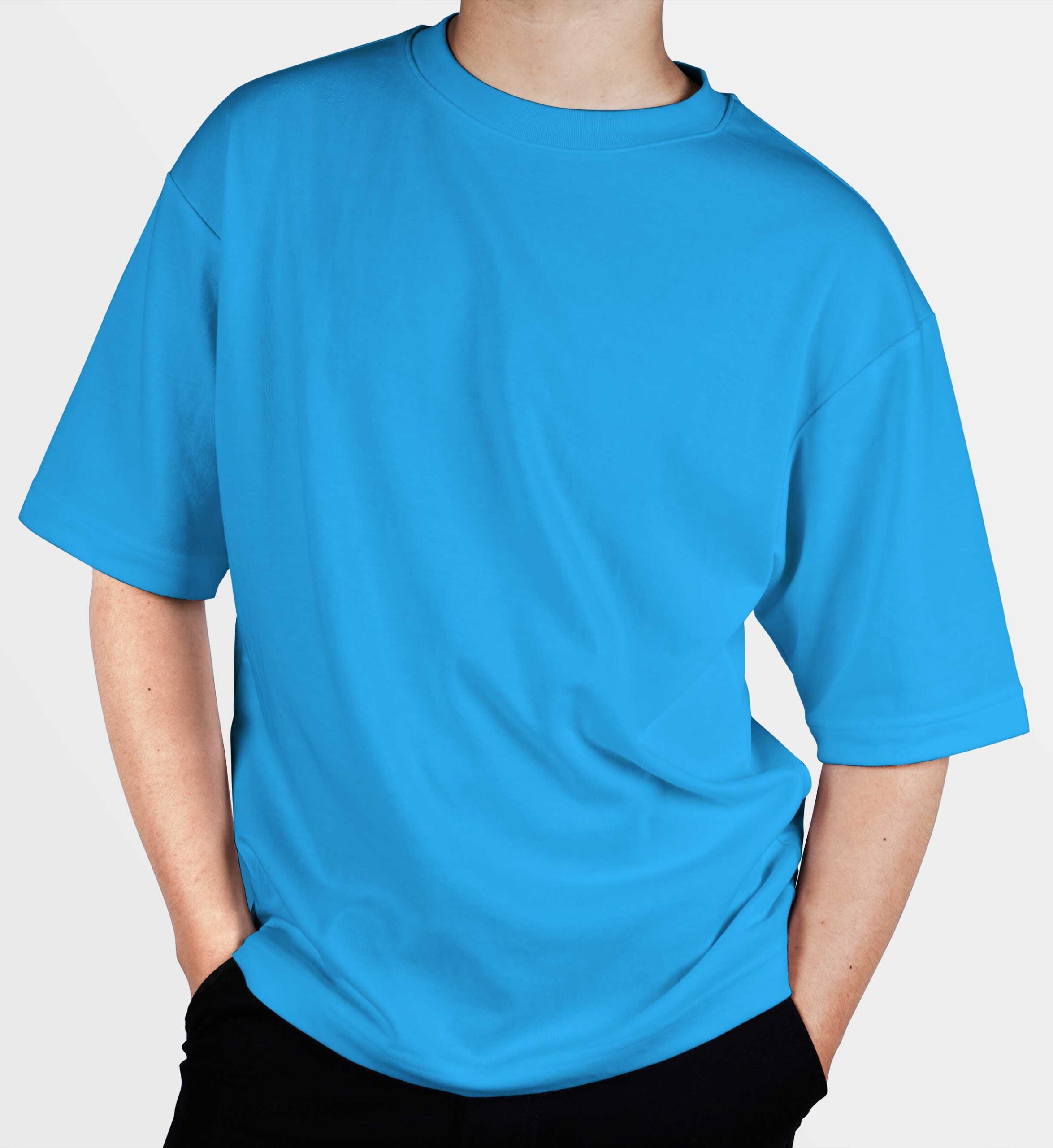 11 - Oversized with Front - Sky blue